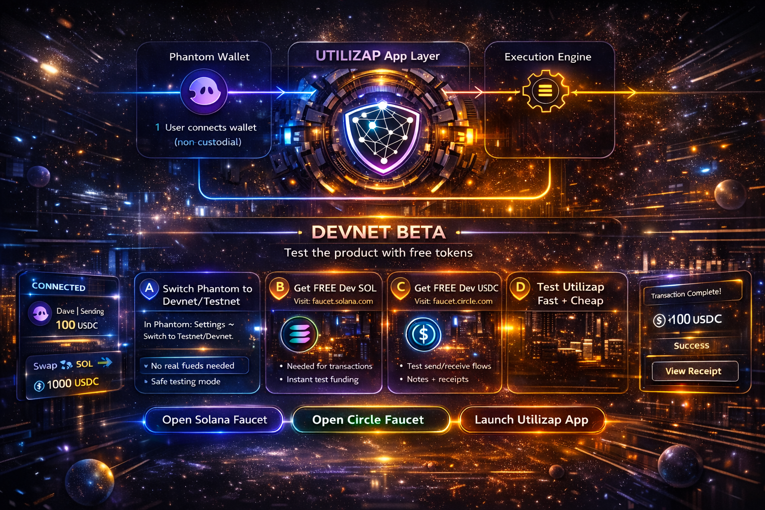 How UTILIZAP Works diagram